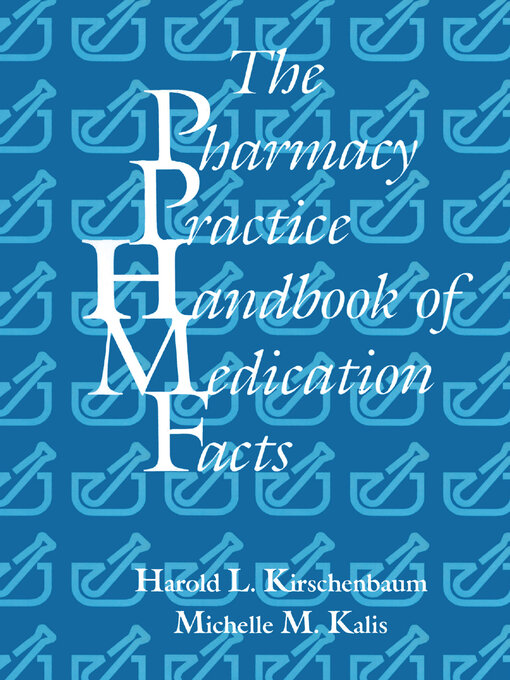 Title details for The Pharmacy Practice Handbook of Medication Facts by Harold L. Kirschenbaum - Available